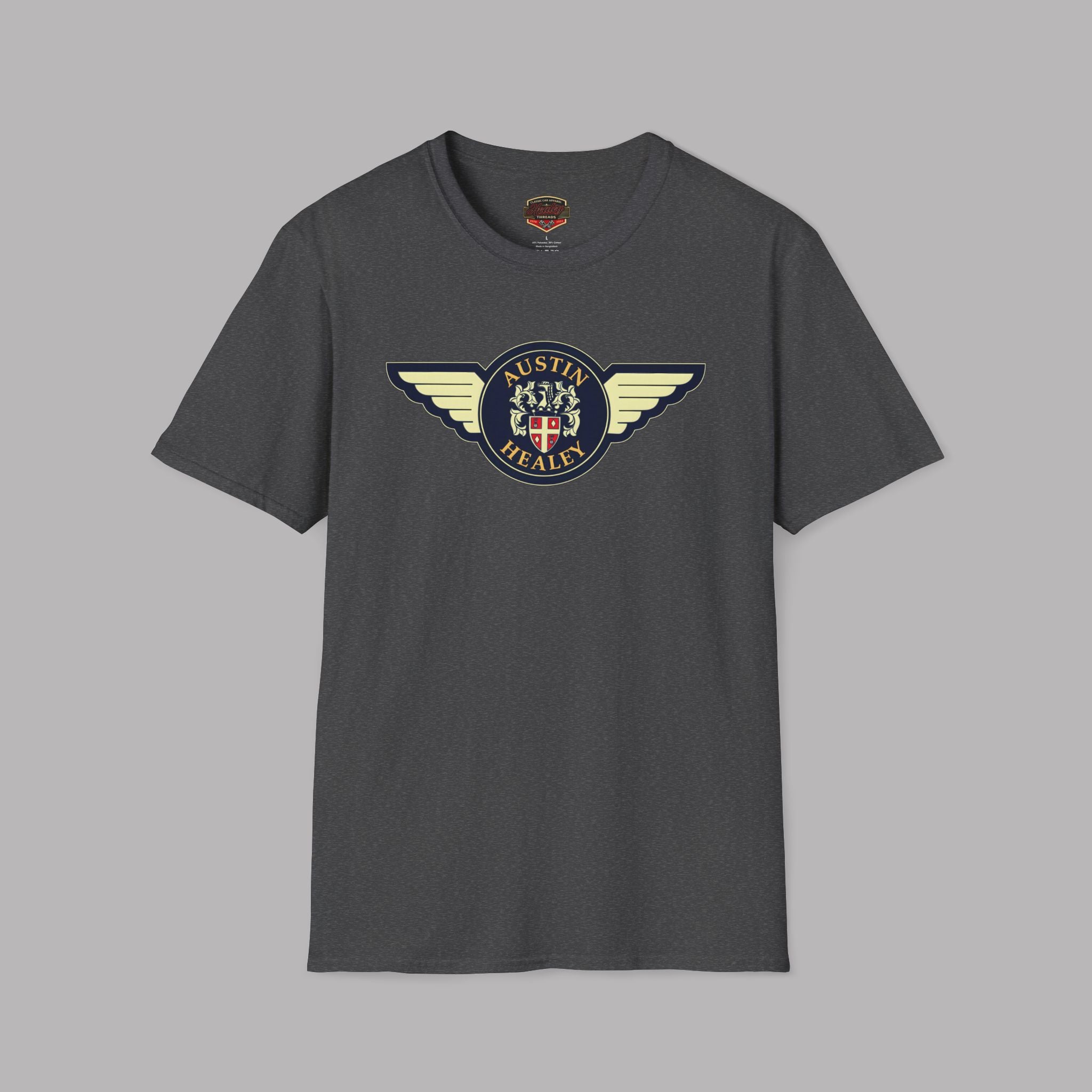 Healey Classic Car Tee | Vintage Winged Emblem T-Shirt