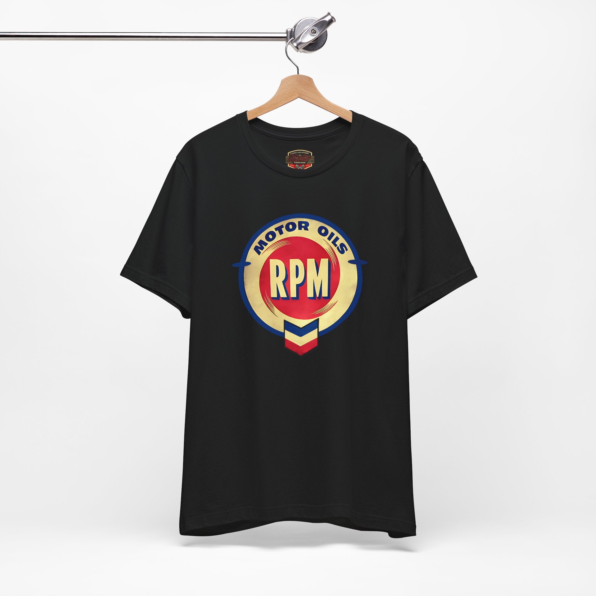 RPM Motor Oils Vintage T-Shirt - Classic Car Graphic Tee