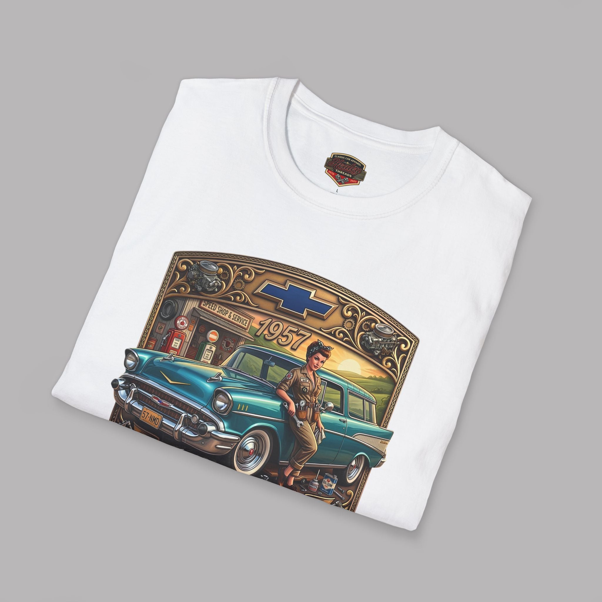 1957 Bel Air T-Shirt - Retro Classic Car Graphic Tee