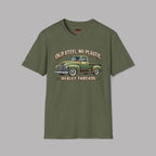 Old Steel No Plastic Truck Tee | Classic Pickup Gift Shirt