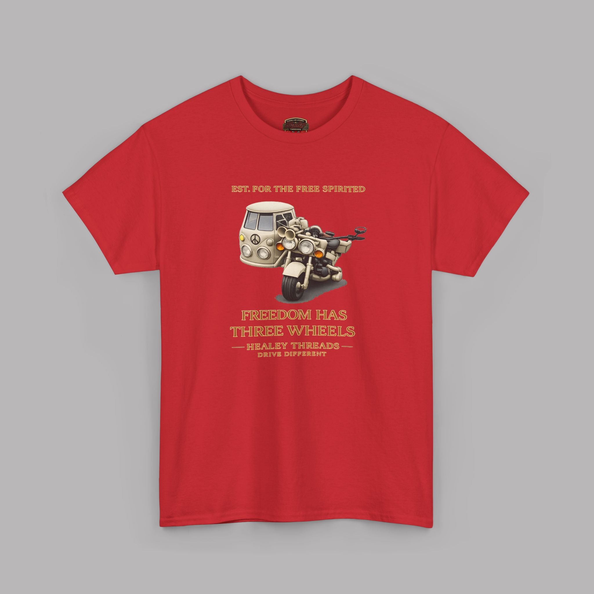 Freedom Has Three Wheels Tee | Retro Trike Van Shirt