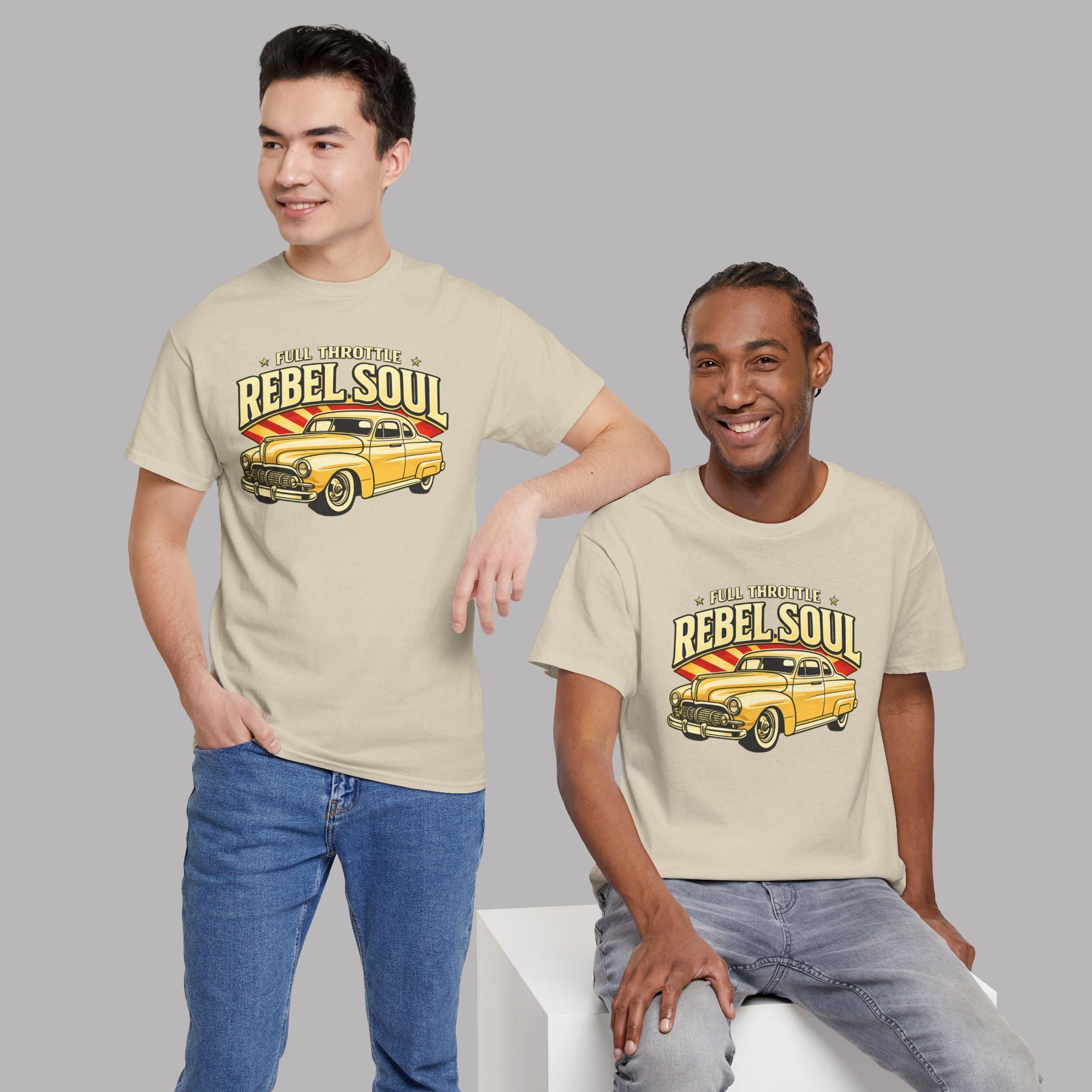 Vintage Muscle Car T-Shirt – Rebel Soul Retro Auto Tee
