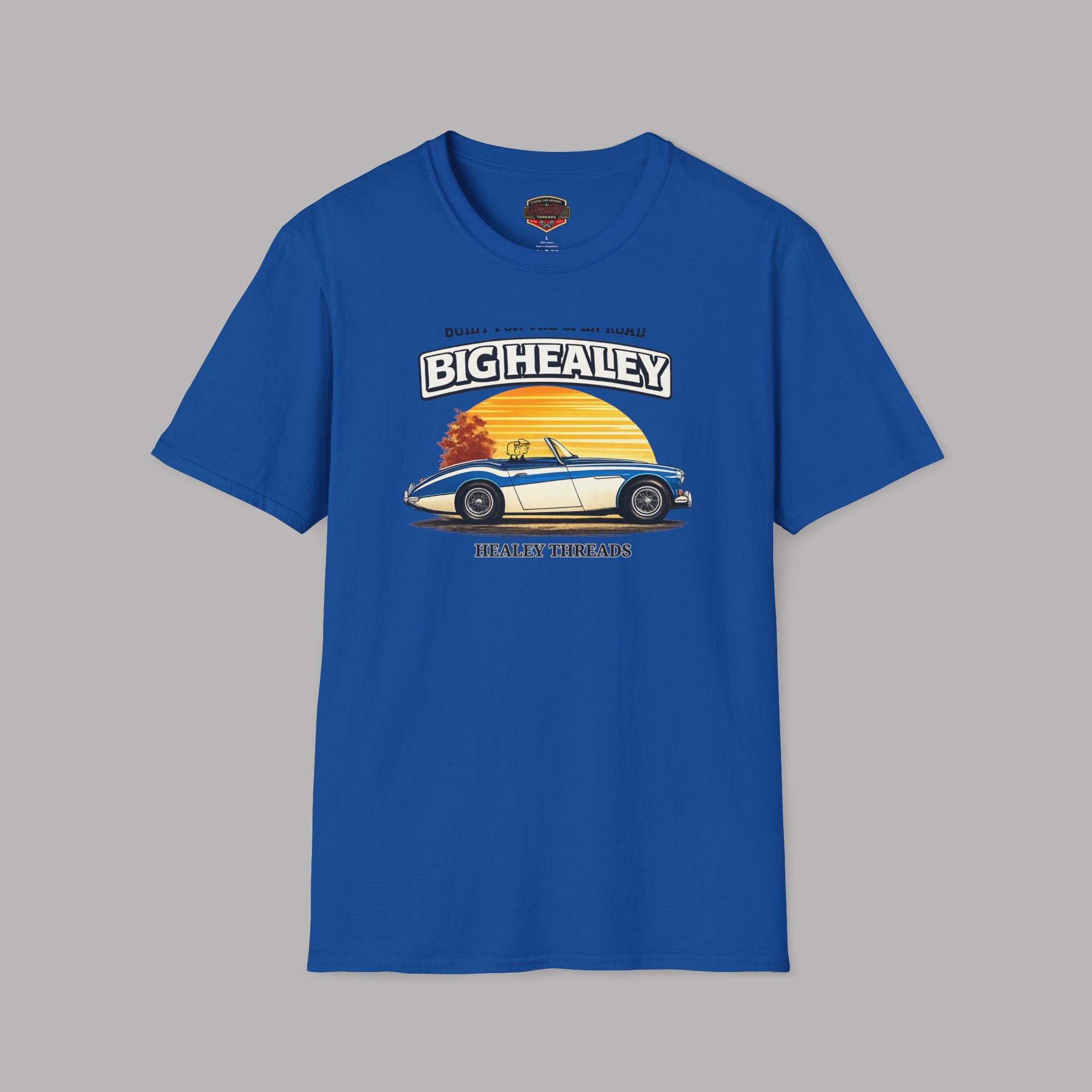 Big Healey T-Shirt — Retro Sunset Austin Healey Graphic Tee