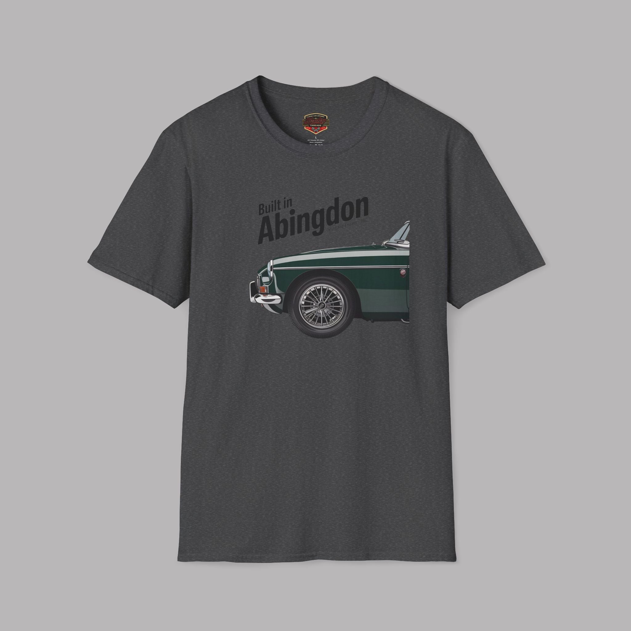 Built in Abingdon MG Roadster T-Shirt | Classic British Car Tee