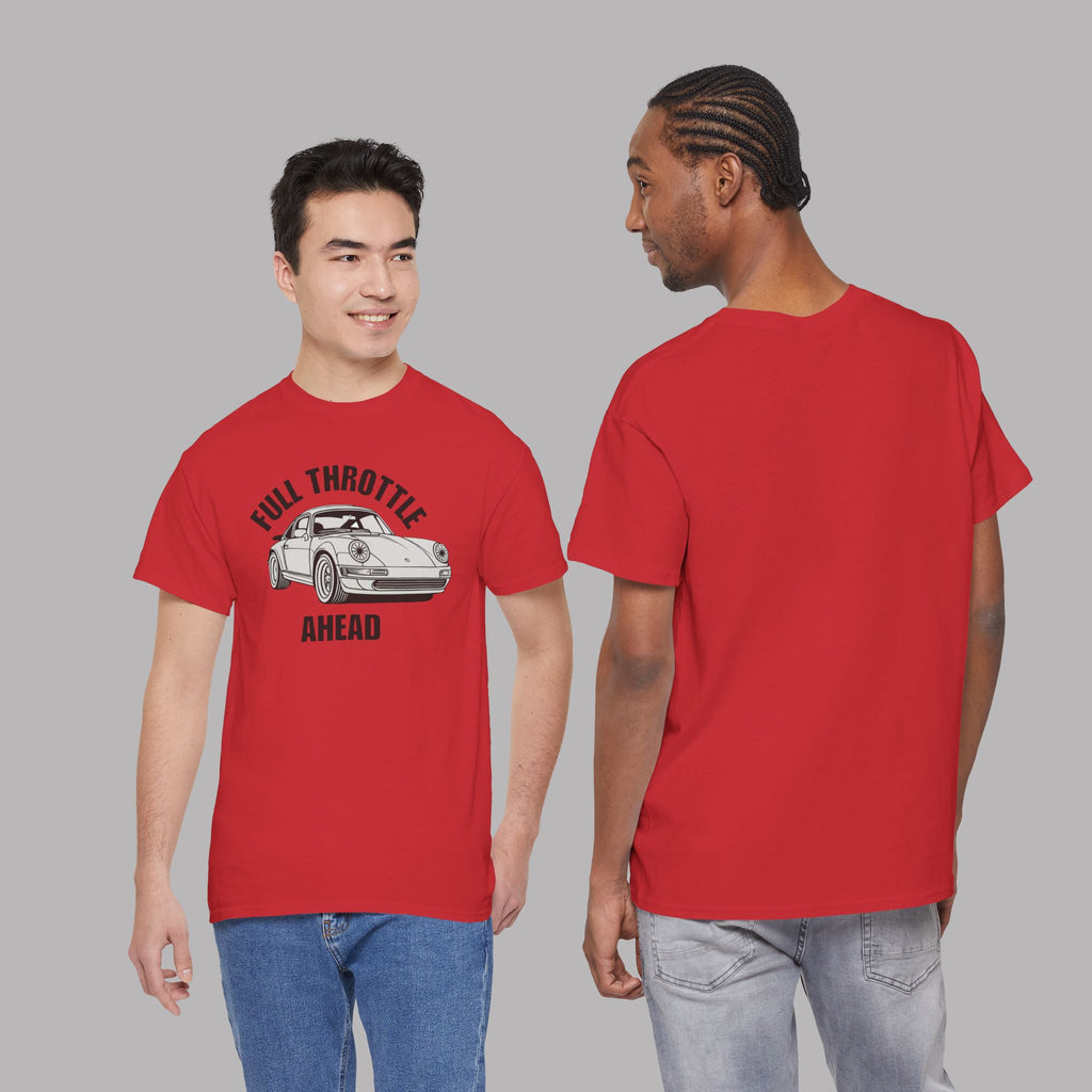 Full Throttle T-Shirt – Vintage Sports Car Graphic Tee
