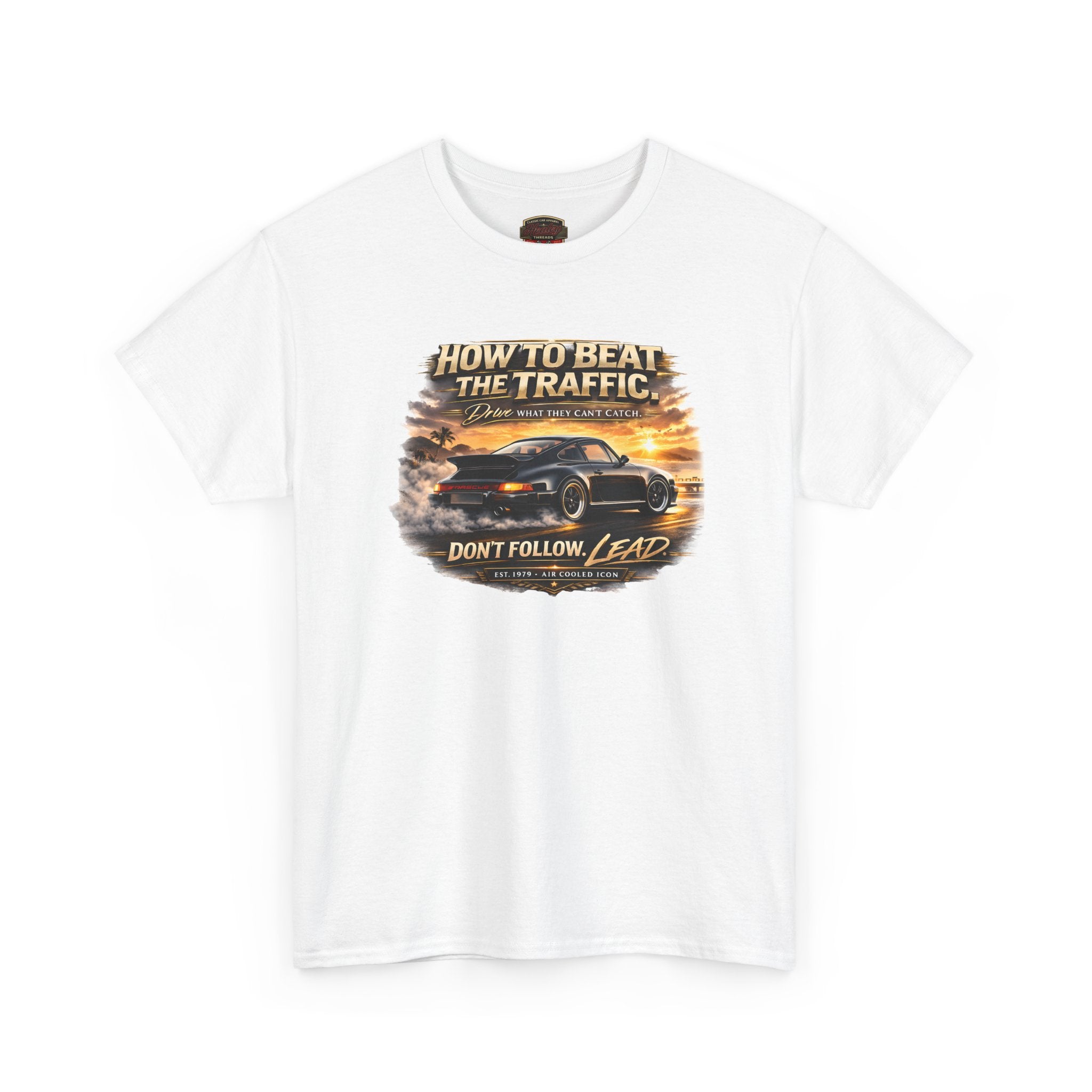 Air Cooled Sports Car T-Shirt - Don't Follow Lead - Healey Threads