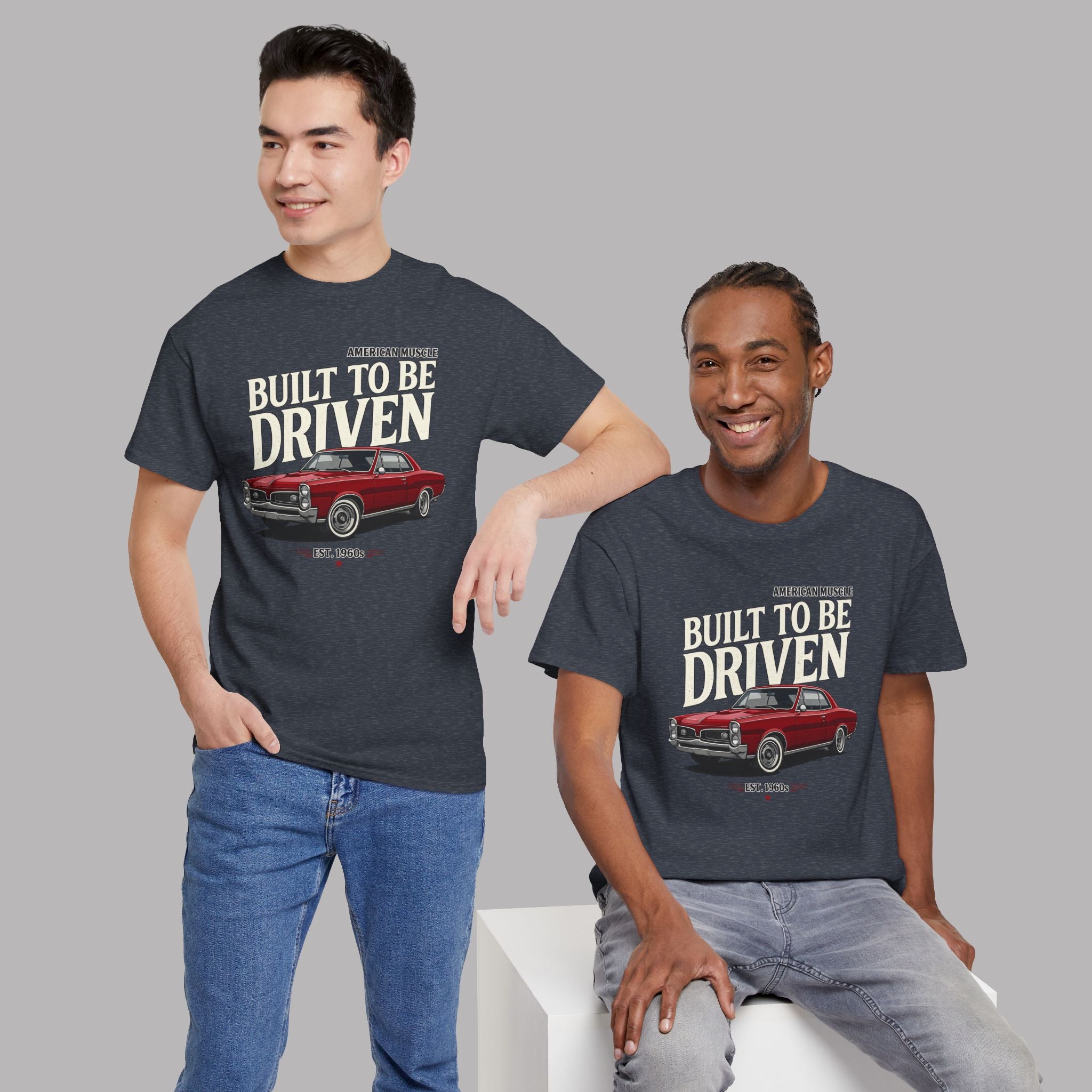 American Muscle Car T-Shirt – Built to Be Driven Tee