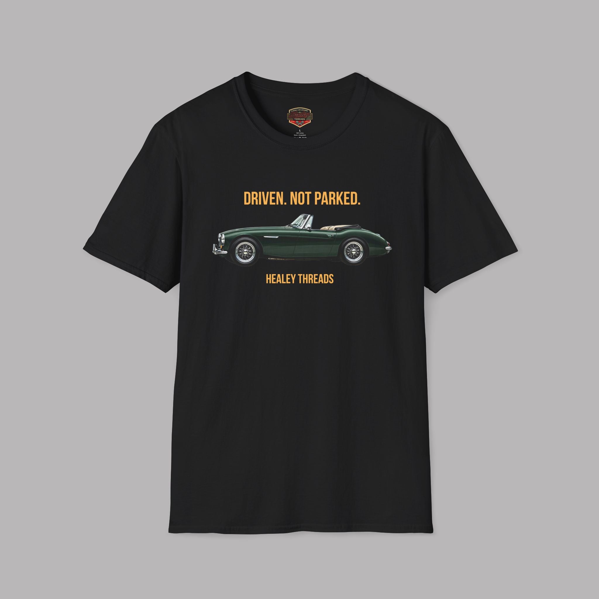 Classic Car Lover Gift Shirt - Driven Not Parked Austin Healey Tee