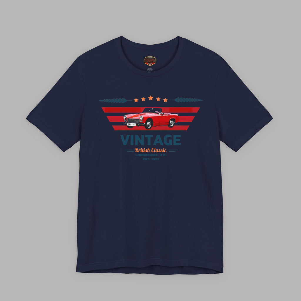 Vintage British Roadster Tee | Retro Classic Car Shirt