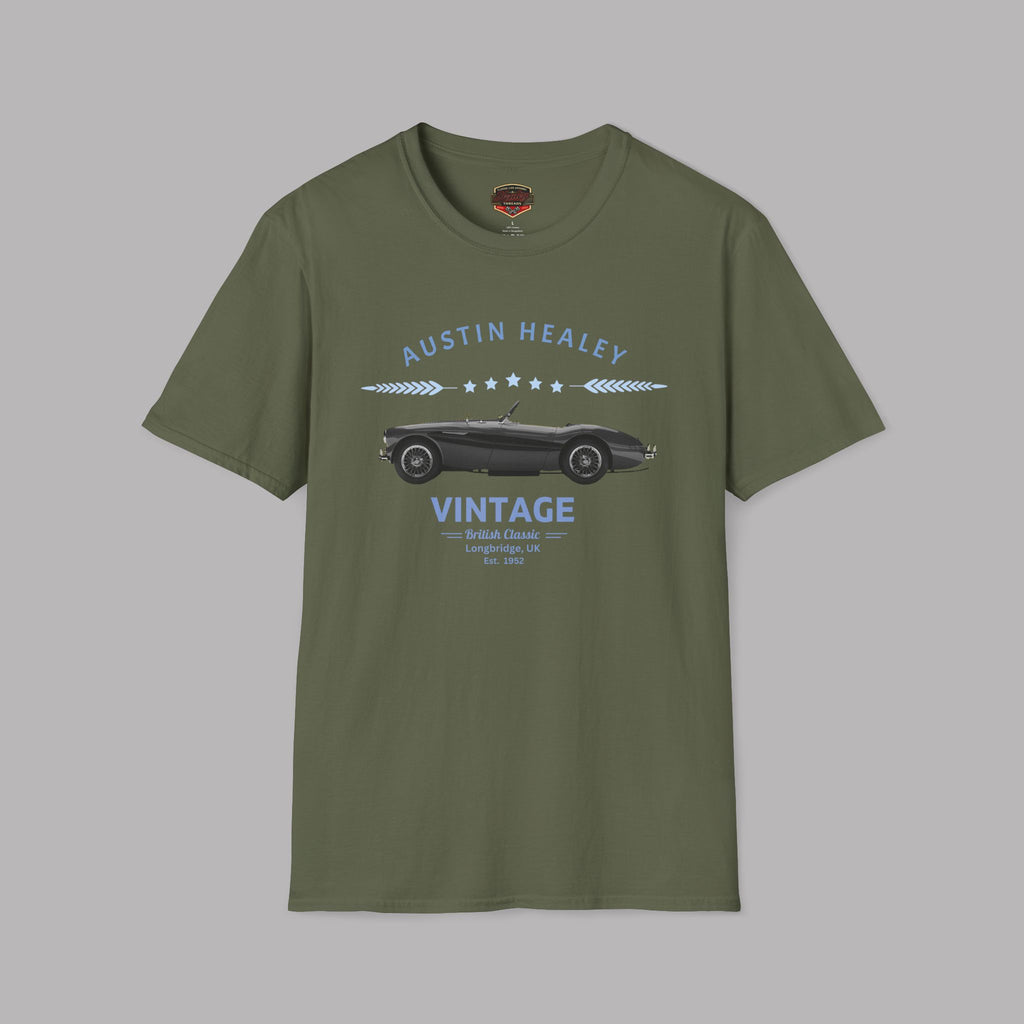 Vintage British Roadster Classic Sports Car Tee