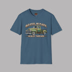 Old Steel No Plastic Truck Tee | Classic Pickup Gift Shirt