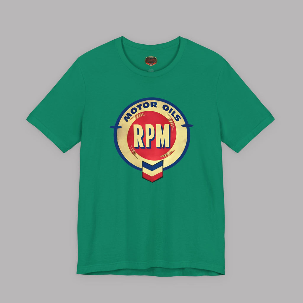 RPM Motor Oils Vintage Logo Tee - Retro Automotive Graphic T-Shirt