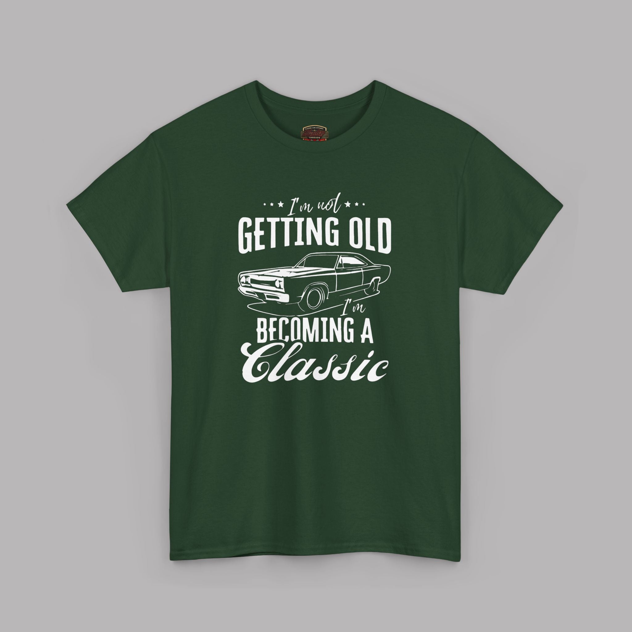 Classic Car Birthday T-Shirt - I'm Becoming a Classic Tee
