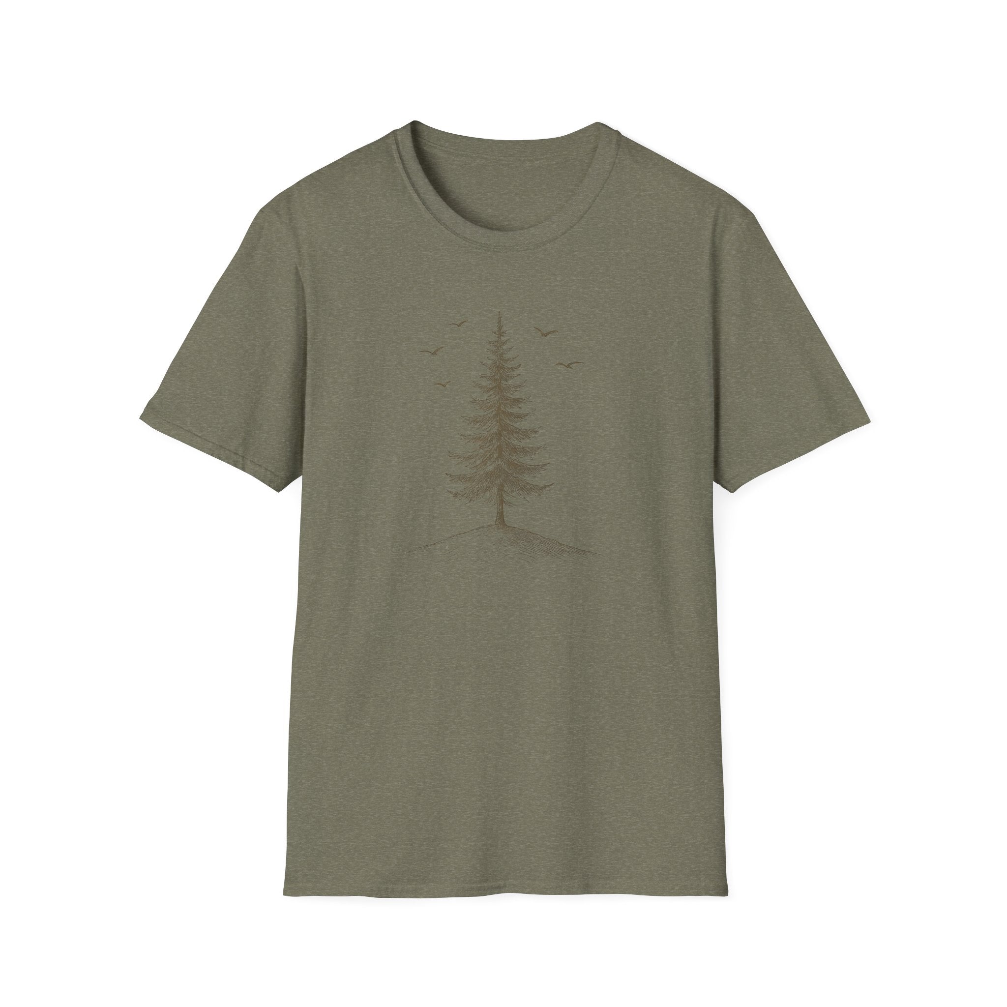 Hilltop tree silhouette T-Shirt