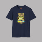 Beach Cruise Repeat Tee - Retro Palm Sunset Shirt