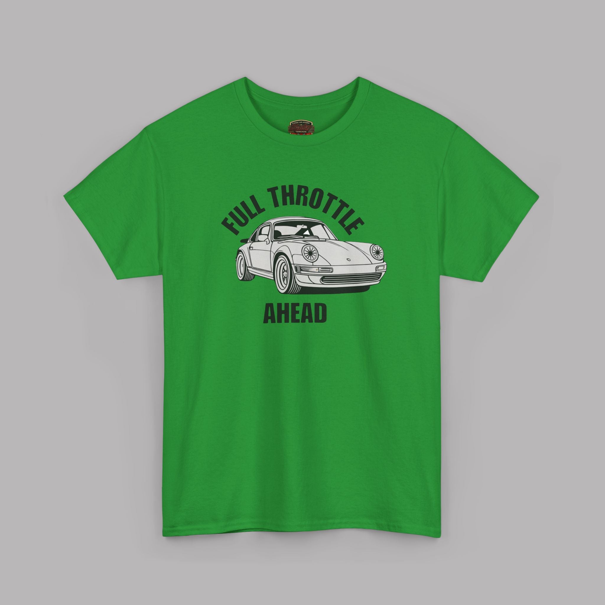 Full Throttle T-Shirt – Vintage Sports Car Graphic Tee
