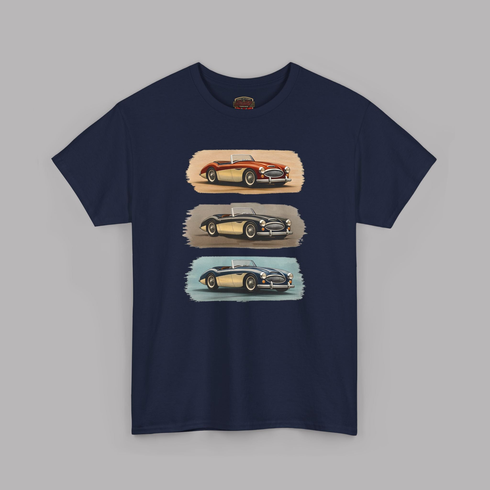 Austin Healey Vintage T-Shirt – Classic Roadster Trio Tee