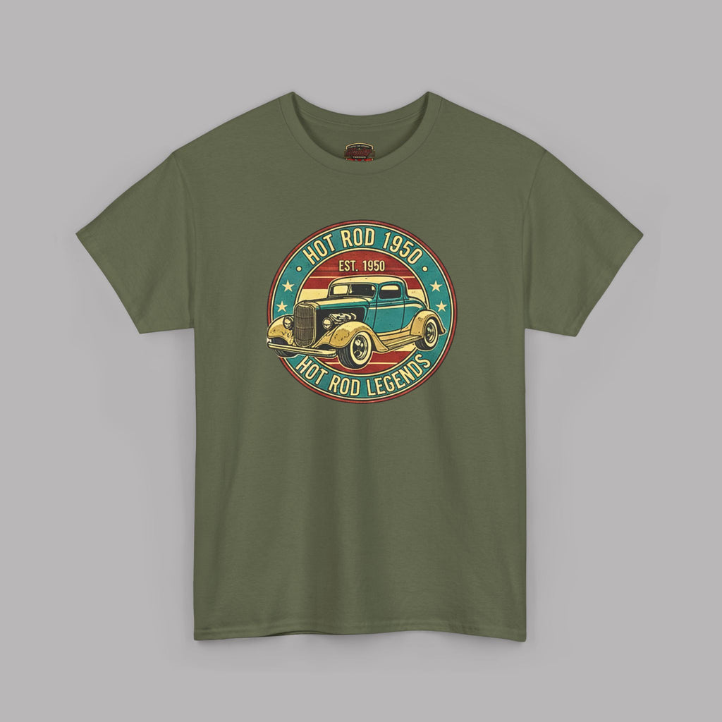 Hot Rod 1950 T-Shirt – Vintage Classic Car Graphic Tee