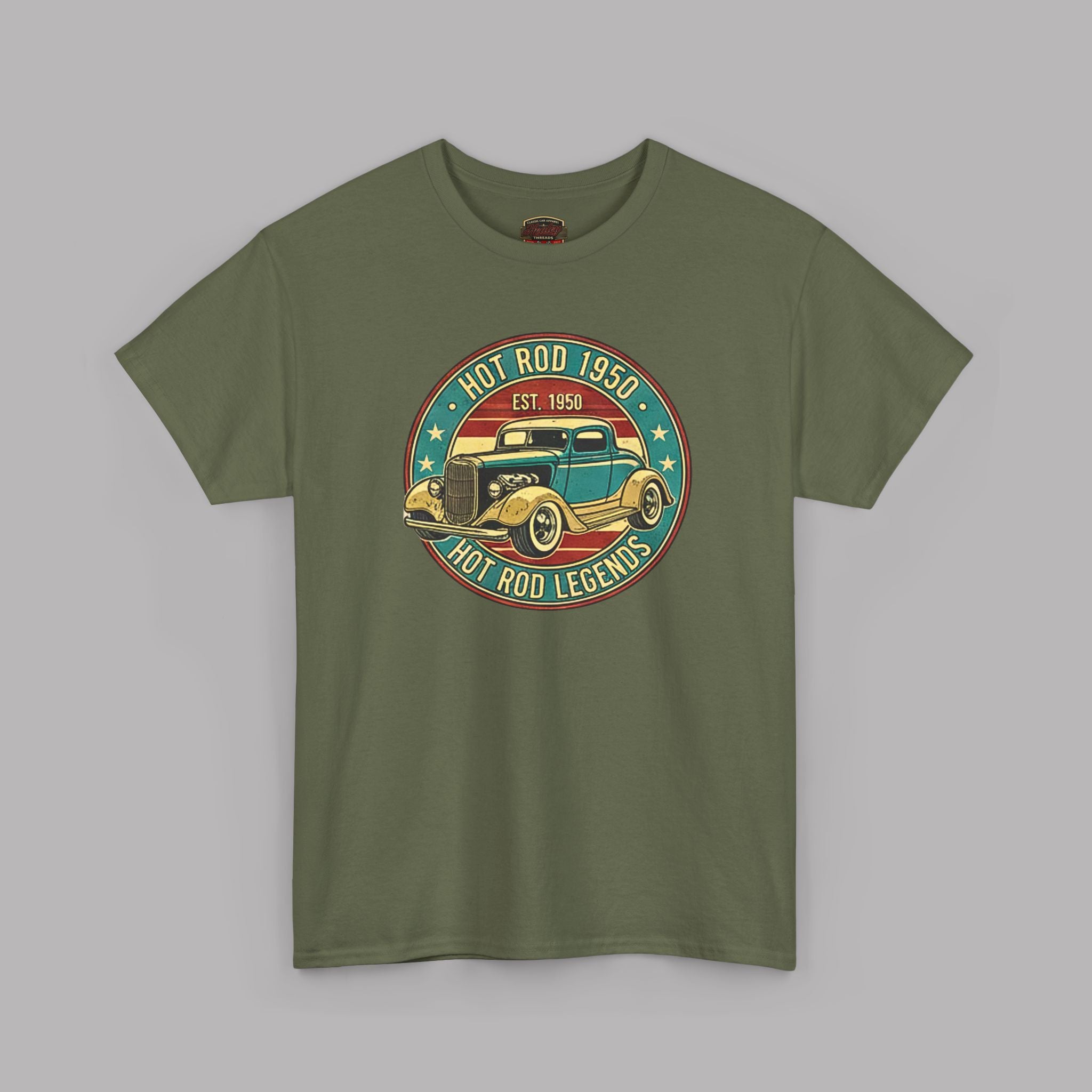 Hot Rod 1950 T-Shirt – Vintage Classic Car Graphic Tee