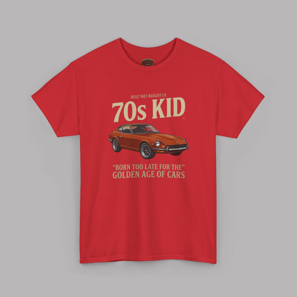 70s Kid Classic Car Tee – Born Too Late for the Golden Age