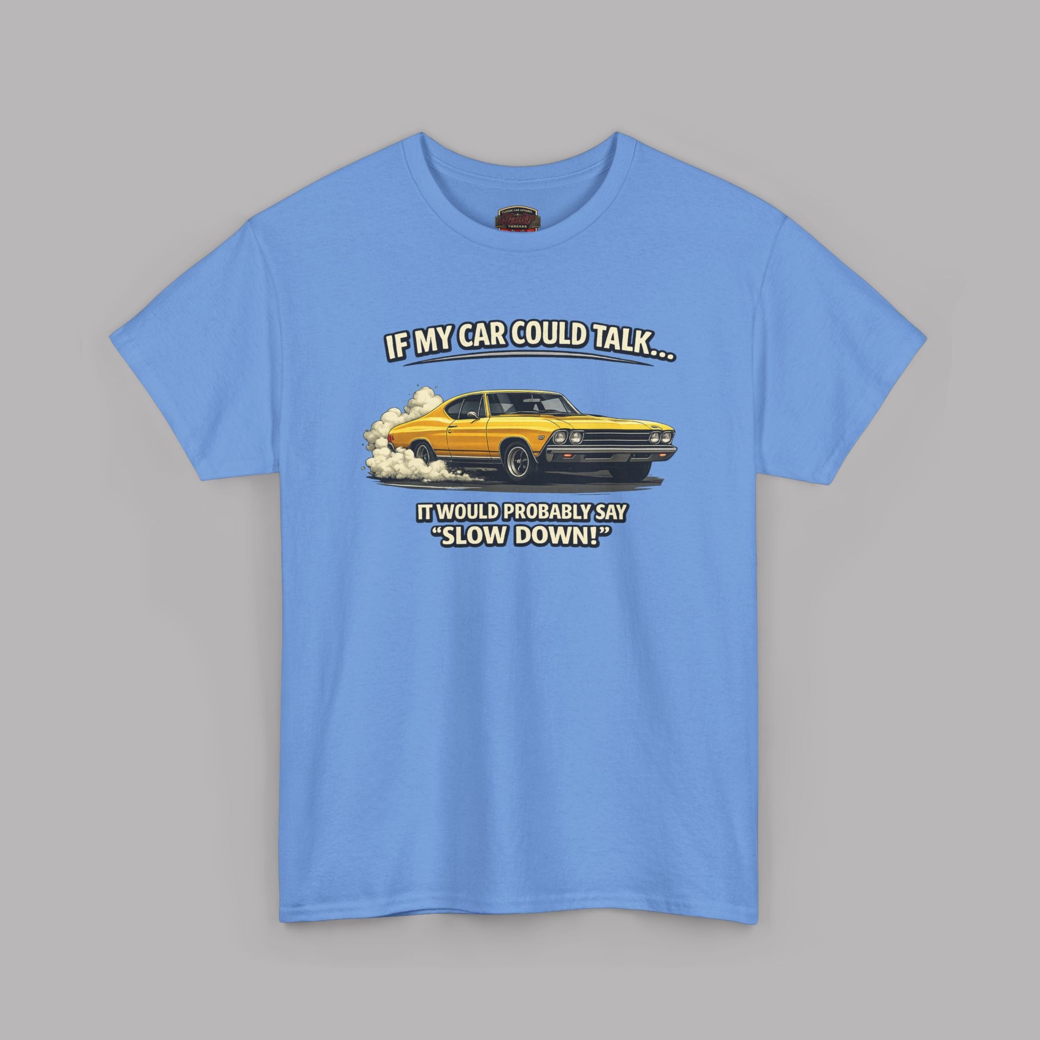 Classic Car Humor T-Shirt – Slow Down Vintage Tee