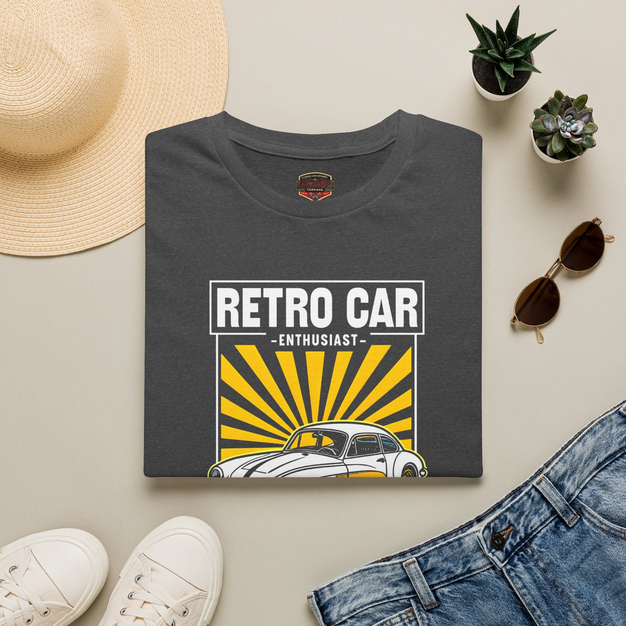 Copy of British Racing Heritage Badge Tee | Vintage Roadster Gift
