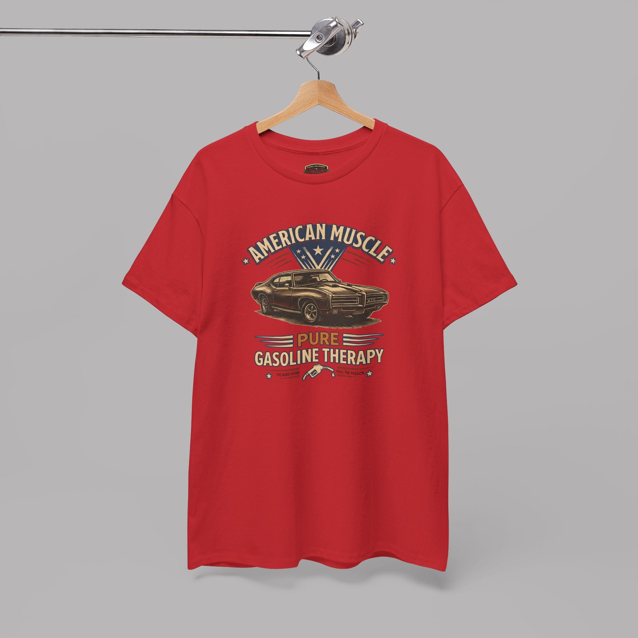 American Muscle Car T-Shirt - Pure Gasoline Therapy Tee