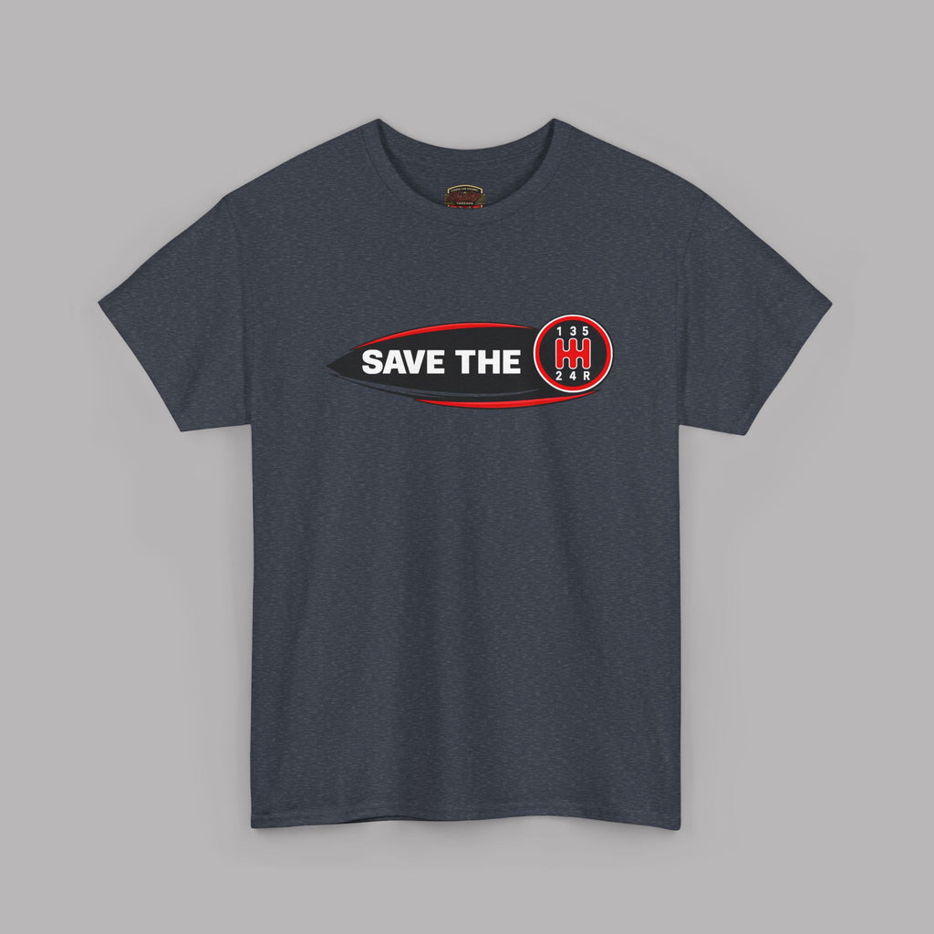 Save the Manual T-Shirt – Retro Shift Pattern Tee