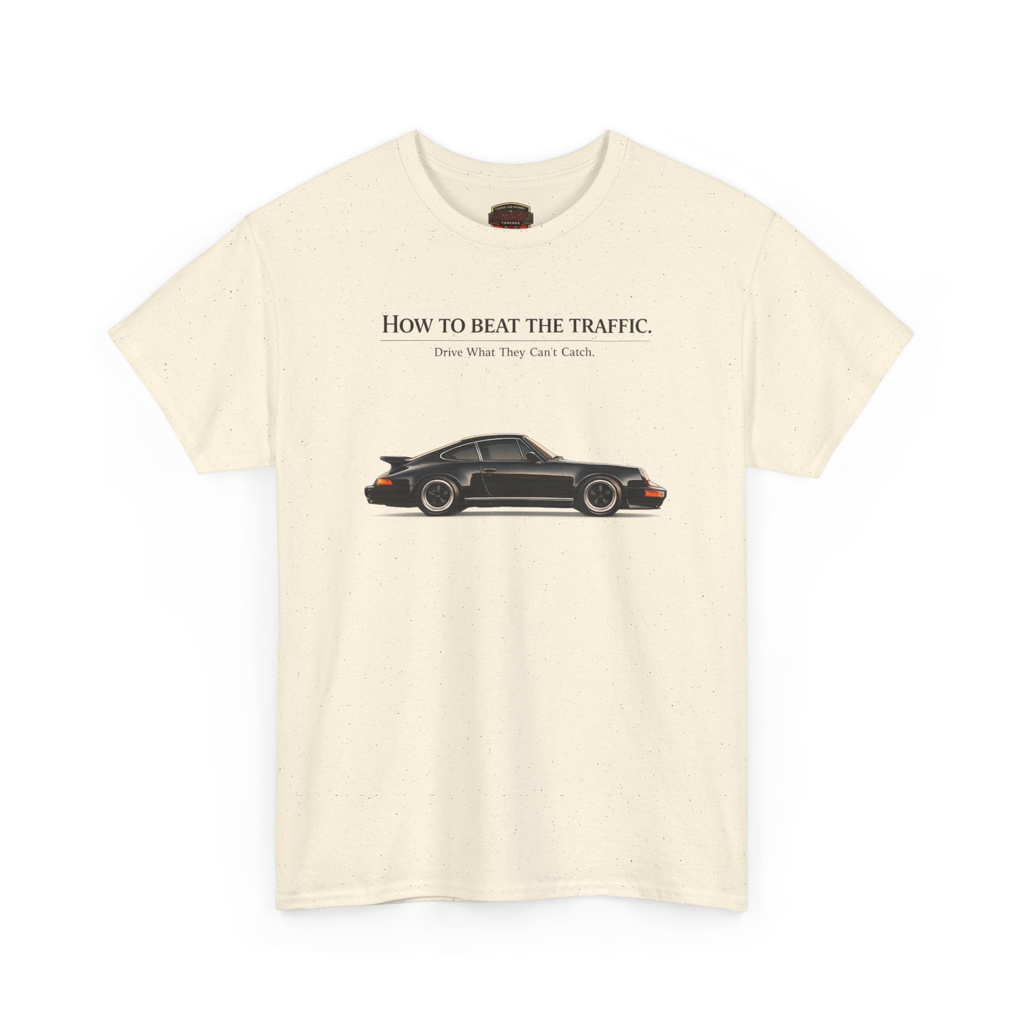 Classic Sports Car T-Shirt - Beat the Traffic - Healey Threads Tee