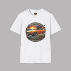 Classic Japanese Sports Coupe Sunset Coast Highway Vintage Tee