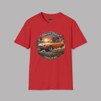 Classic Japanese Sports Coupe Sunset Coast Highway Vintage Tee