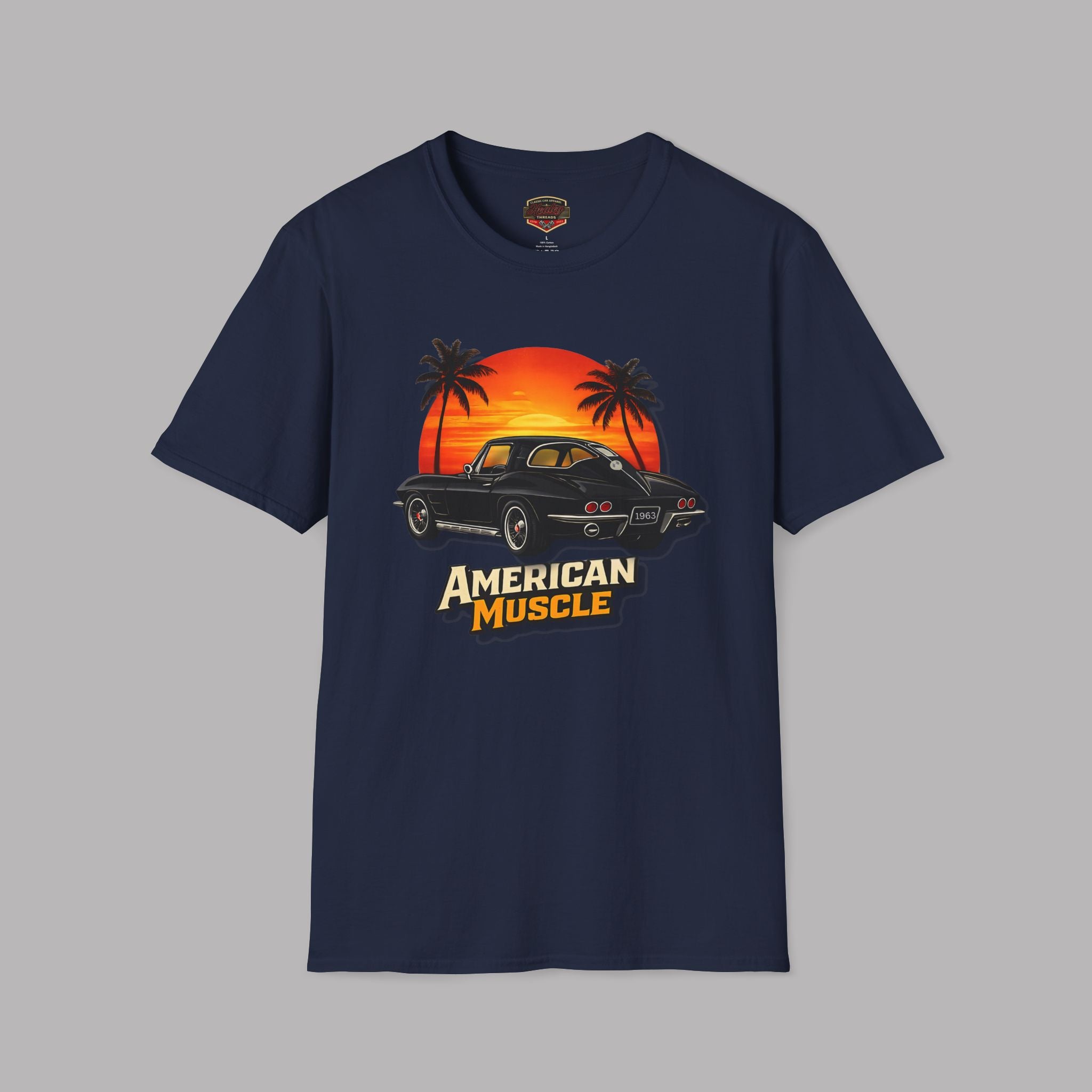 1963 American Muscle Car Graphic Tee - Healey Threads Tee