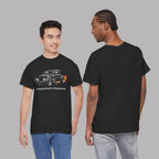 Hot Rod Tee – "No Replacement for Displacement" Classic Car Graphic Shirt