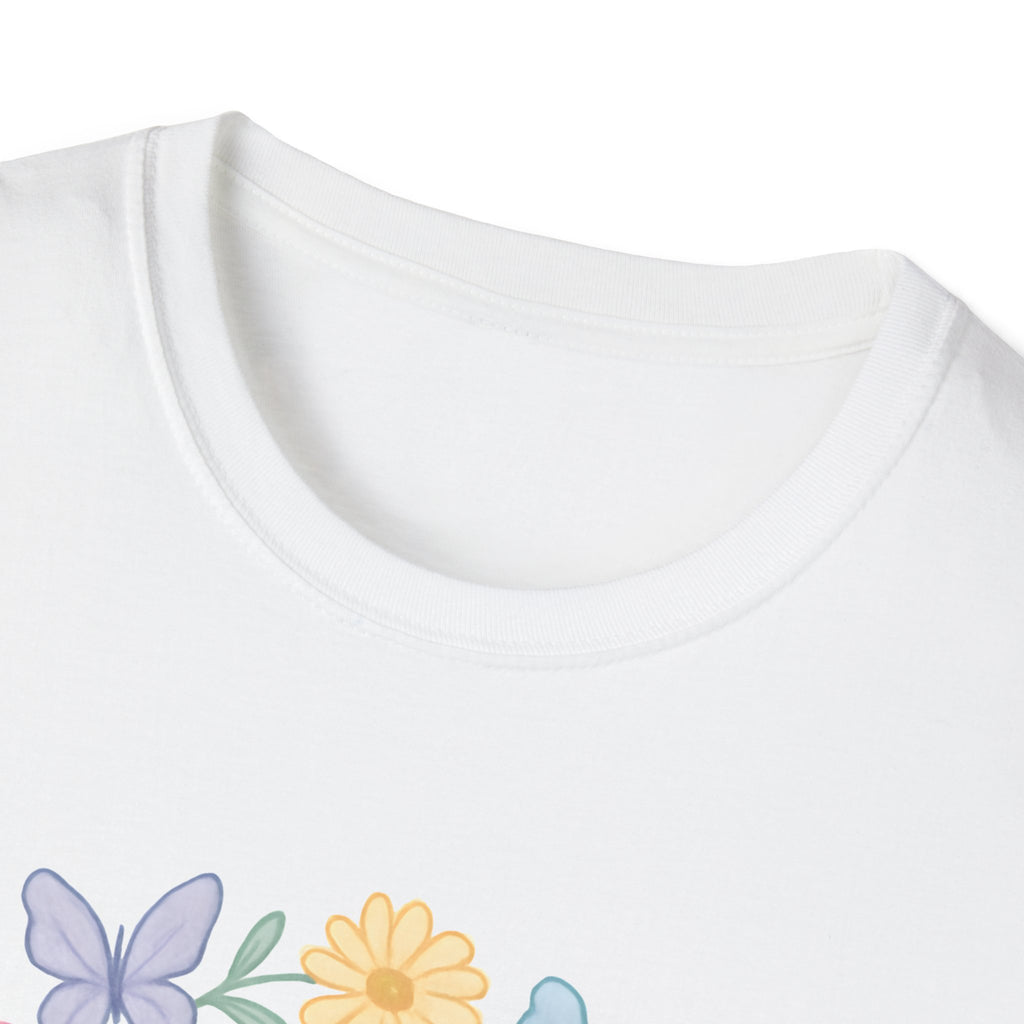 Grow Free Floral Wreath T-Shirt