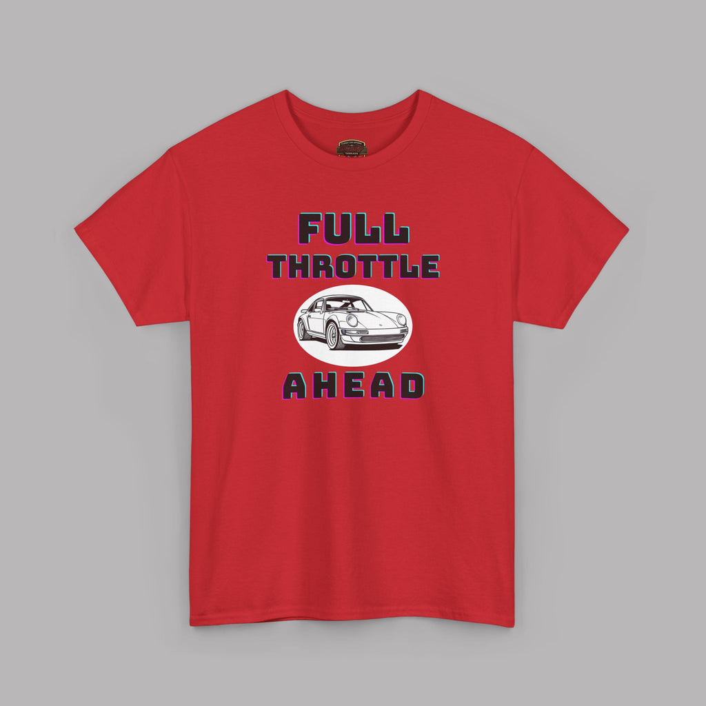 Full Throttle Ahead Tee | Vintage Sports Car Graphic T-Shirt