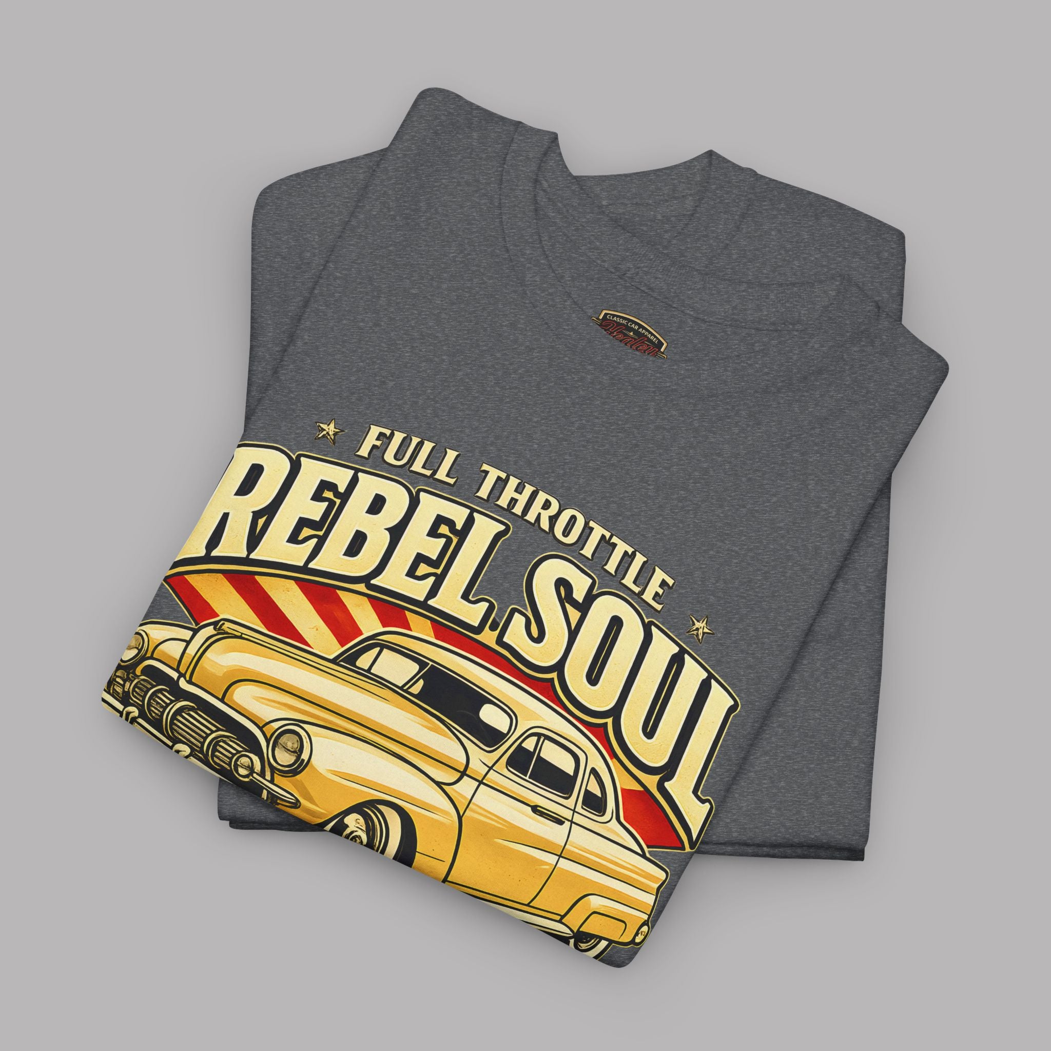 Vintage Muscle Car T-Shirt – Rebel Soul Retro Auto Tee