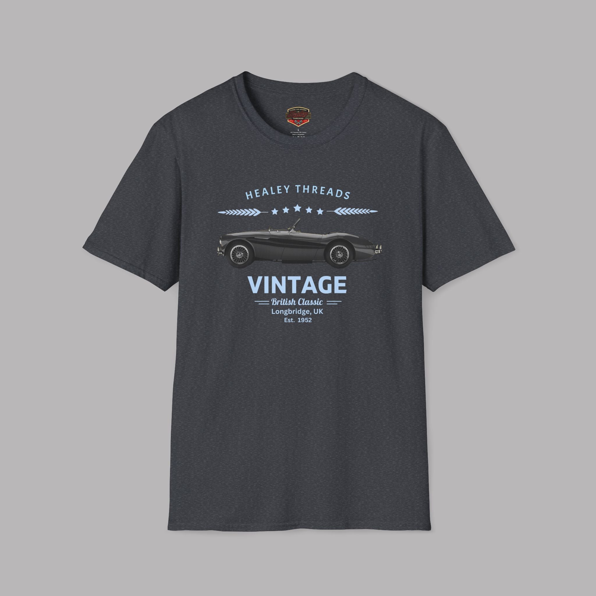 Vintage British Classic Tee | Roadster Badge Gift Shirt