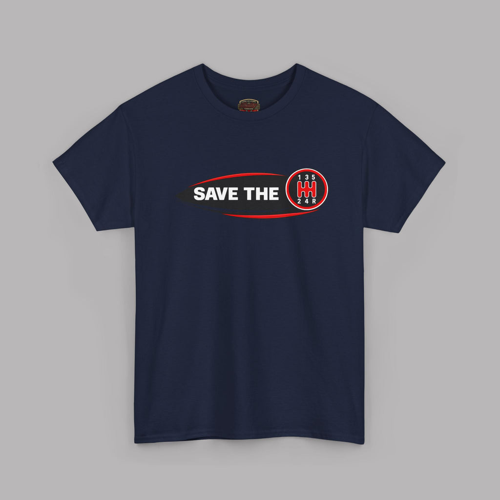 Save the Manual T-Shirt – Retro Shift Pattern Tee