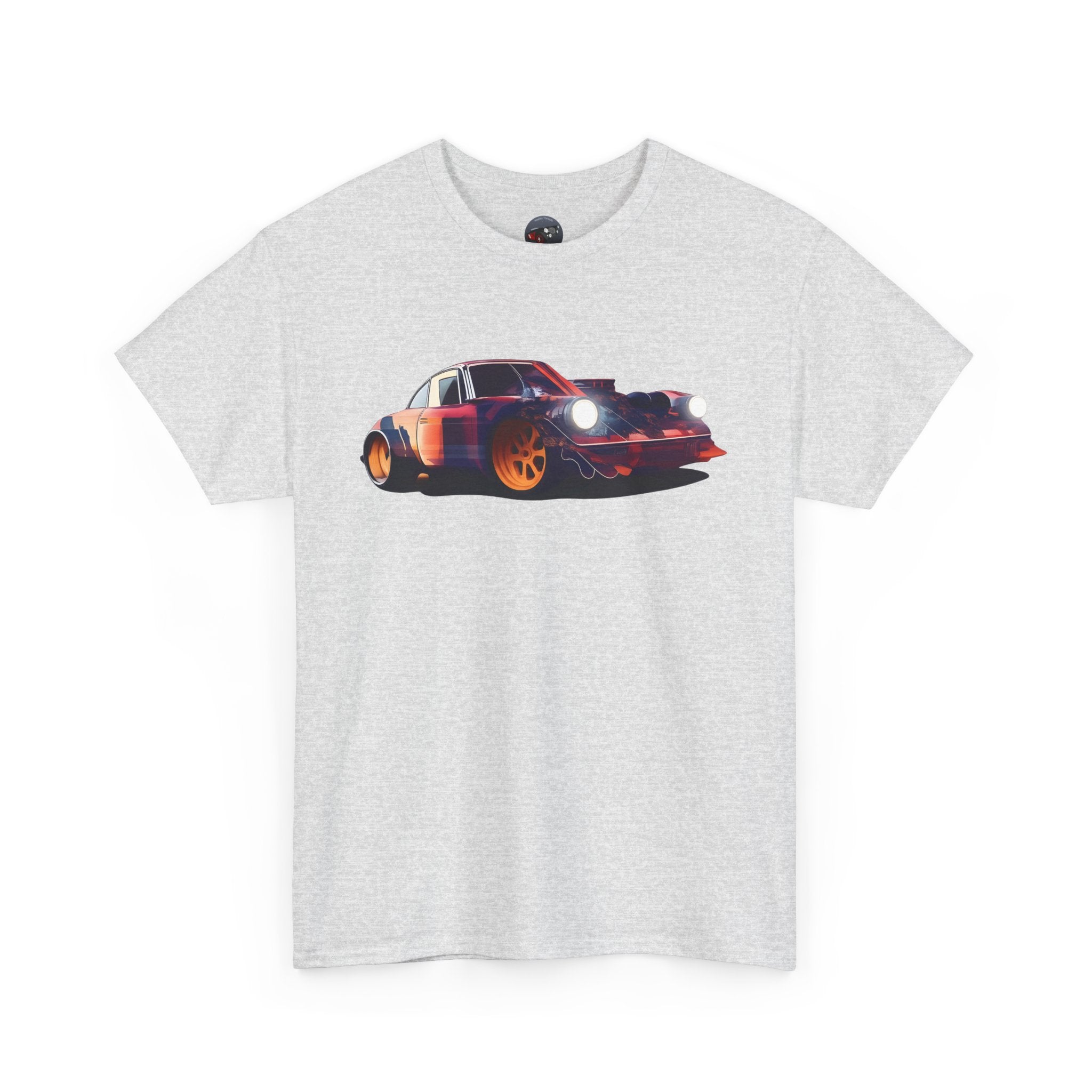 Abstract 3D Sports Car T-Shirt - Cool Automotive Art Design
