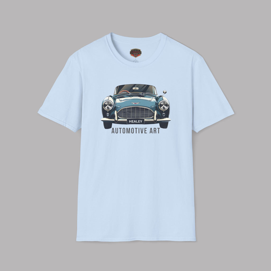 Classic Healey Car T-Shirt - Automotive Art Vintage Roadster Tee