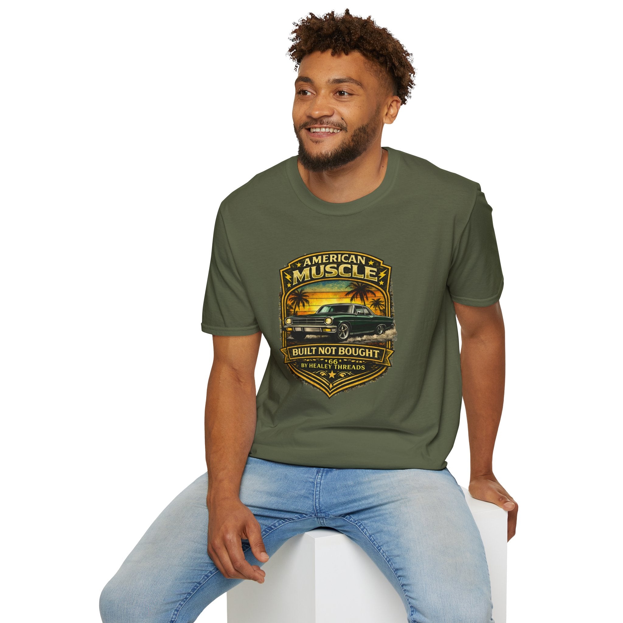 Green Chevelle T-Shirt — Built Not Bought Muscle Car Tee