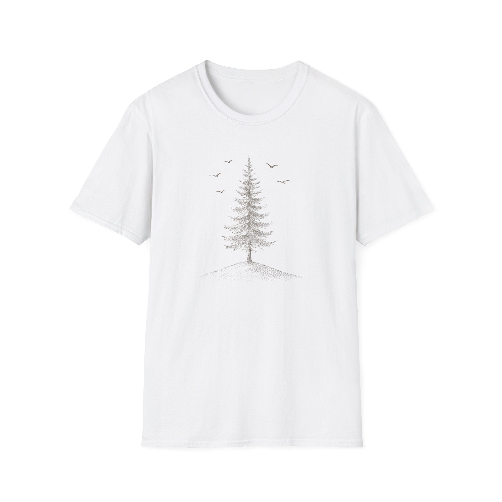 Hilltop tree silhouette T-Shirt