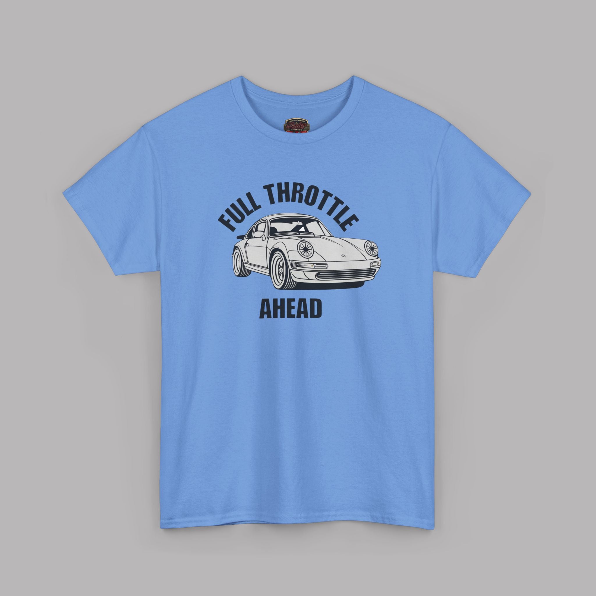 Full Throttle T-Shirt – Vintage Sports Car Graphic Tee