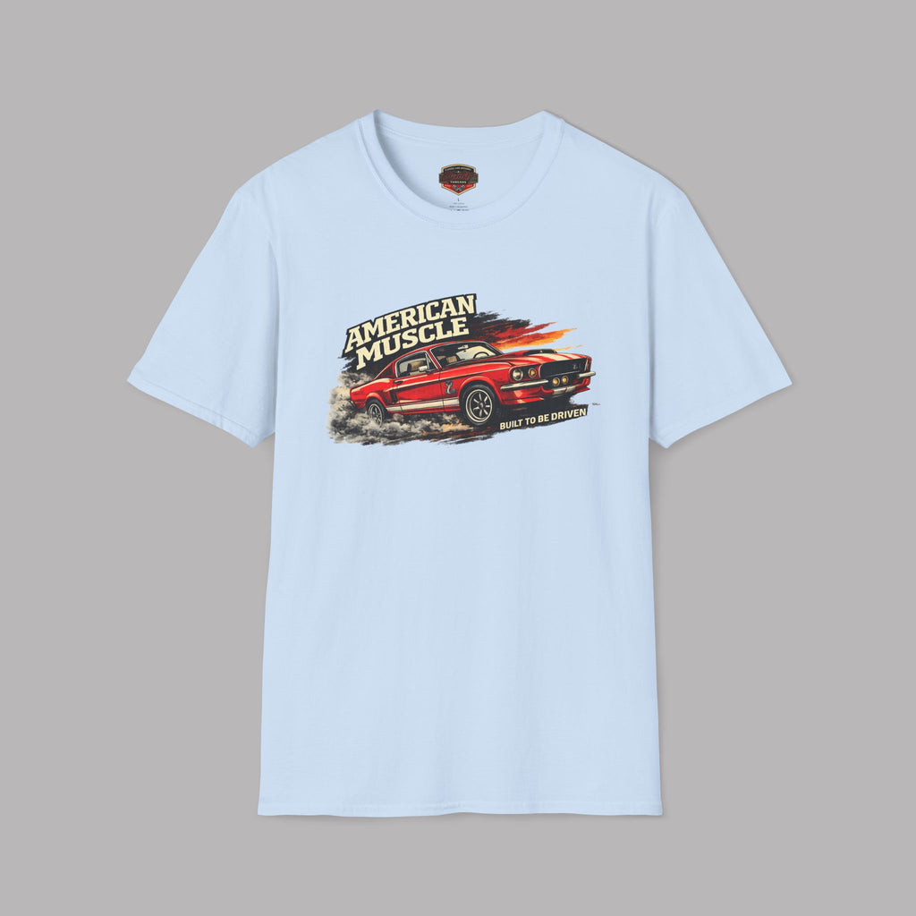 American Muscle Built to Be Driven Tee | Classic Car Gift Shirt