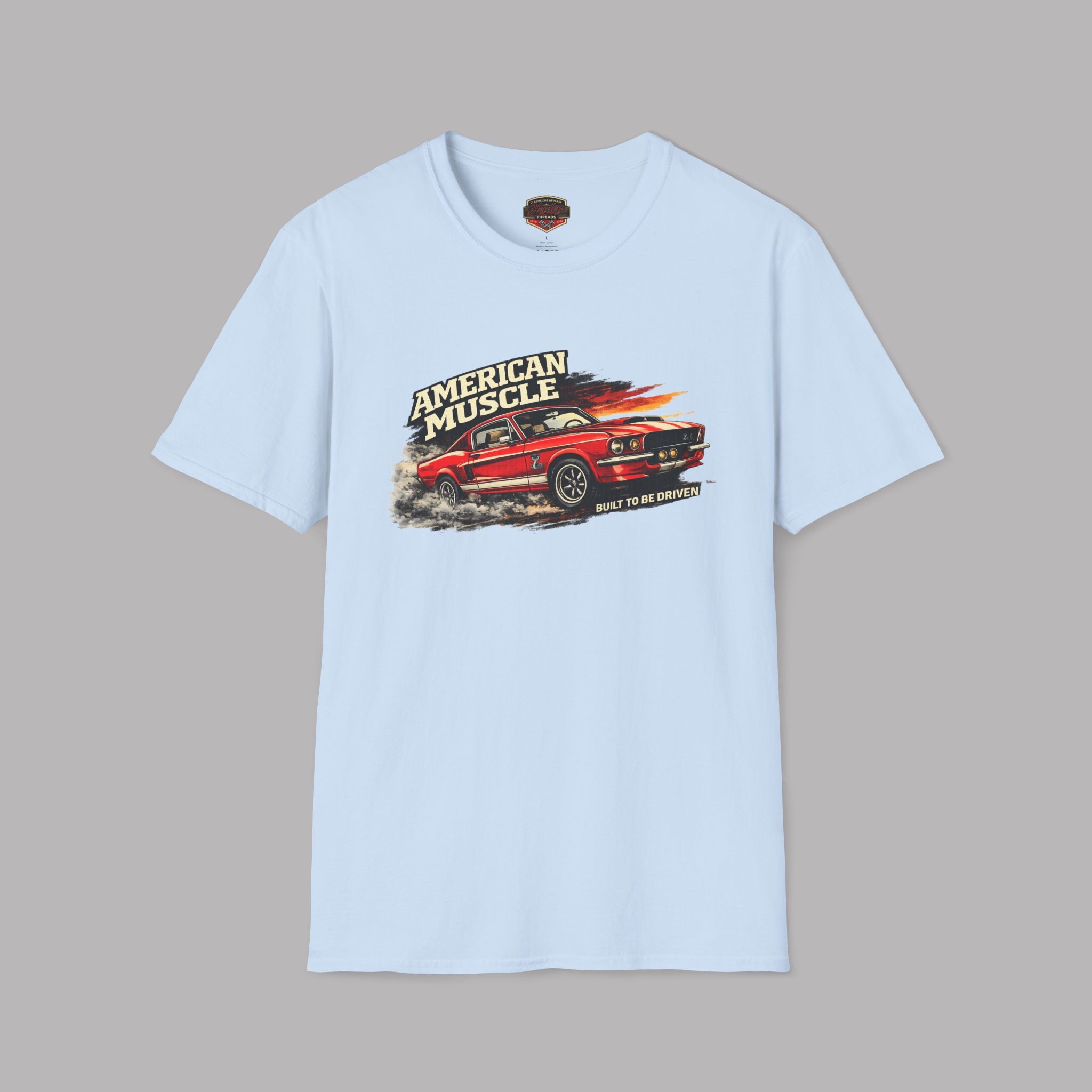 American Muscle Built to Be Driven Tee | Classic Car Gift Shirt