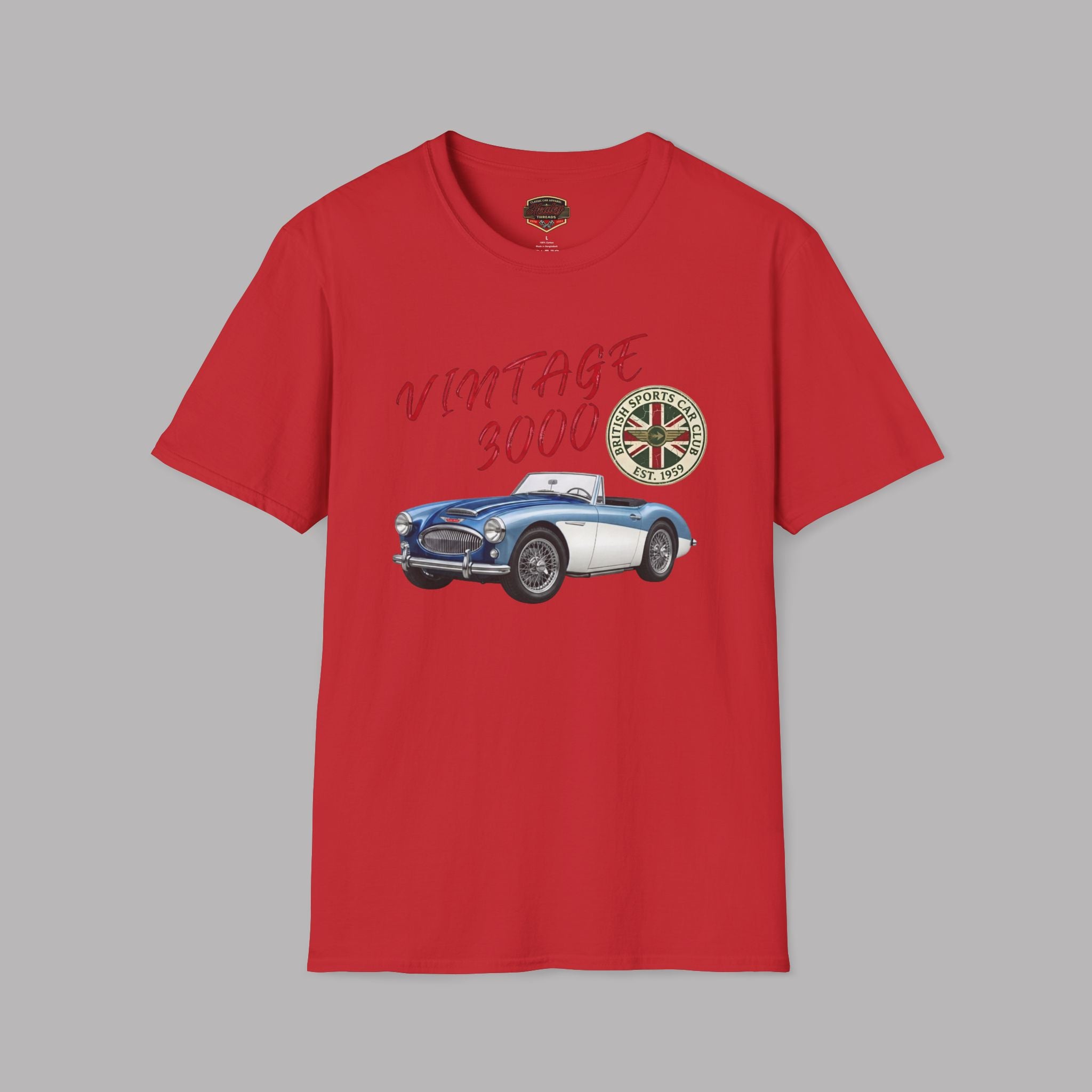 Vintage Roadster Club Tee | Classic British Sports Car Gift