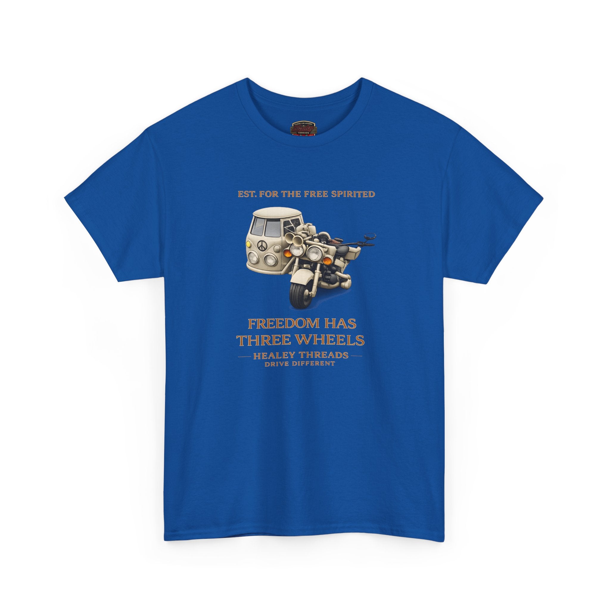 Three Wheel Motorcycle T-Shirt - Freedom Has Three Wheels