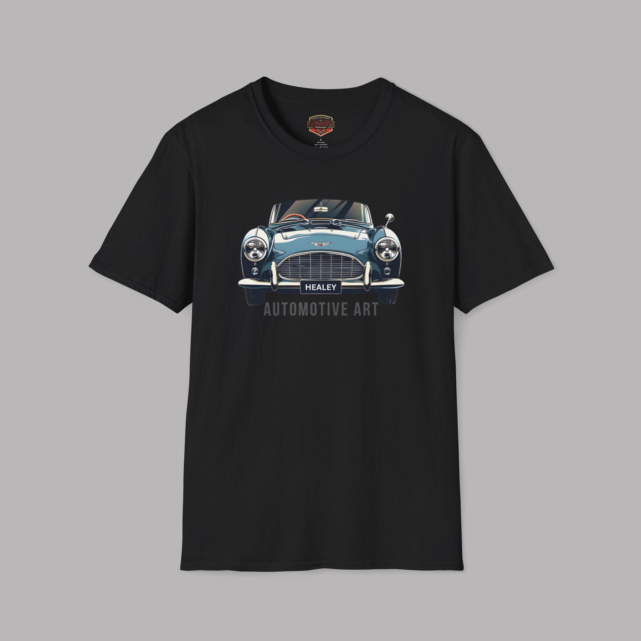 Classic Healey Car T-Shirt - Automotive Art Vintage Roadster Tee
