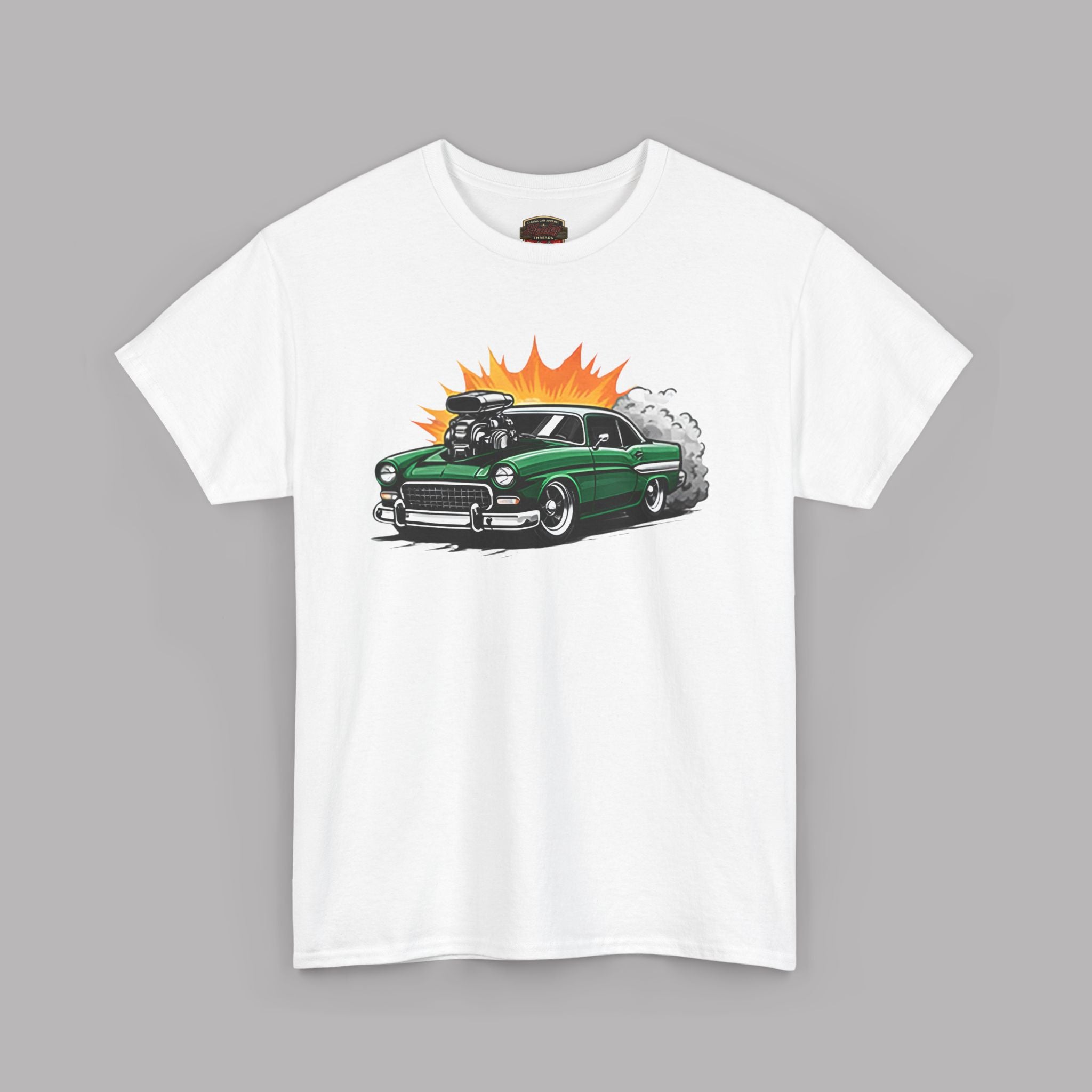 Green Chevy Hot Rod Shirt – Vintage Blown Classic Tee