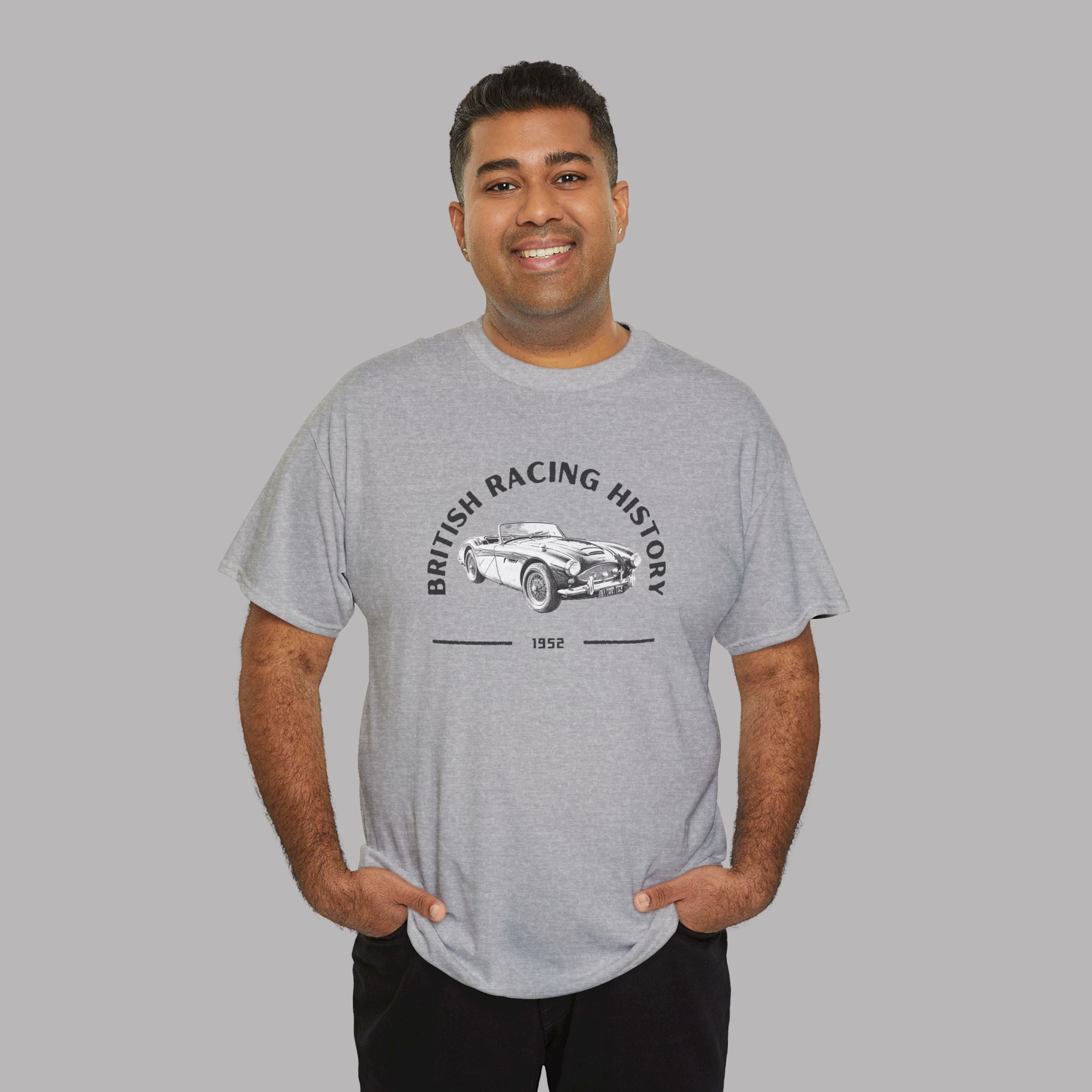 British Racing History Roadster Tee | Vintage Car Shirt